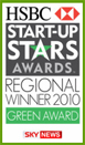 HSBC Start-up Stars Regional Green Award Winner 2010
