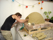 Scooping out the sand